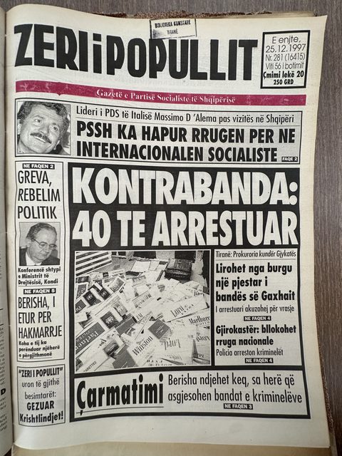 Zëri i Popullit 1997-12-25
